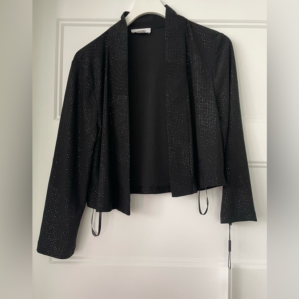NWT Calvin Klein black cardigan size M